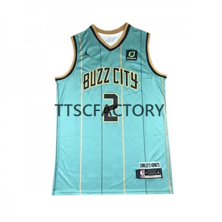 NBA Charlotte Hornets Trikot James Bouknight 2 Jordan 2022-23 City Edition Green Swingman - Herren